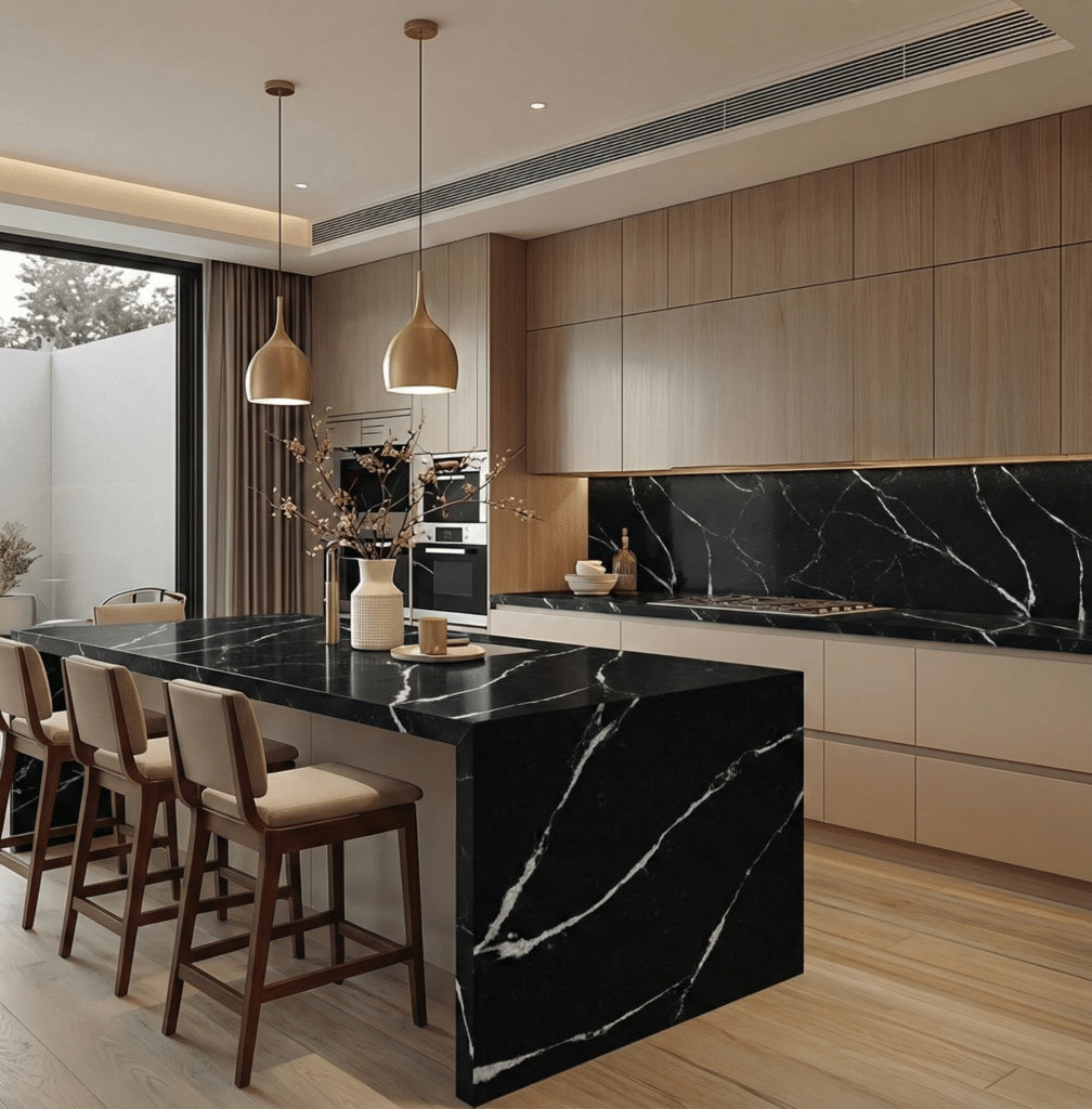 Nero Marquina - Keramiek Keukenblad